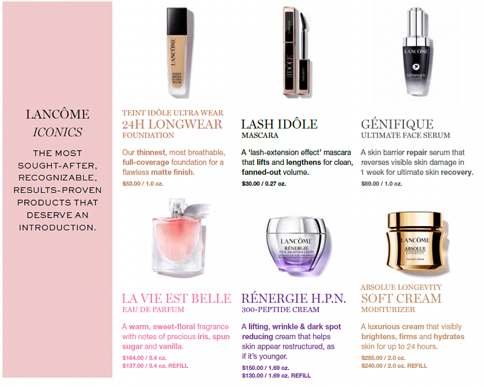 LANCOME ICONS